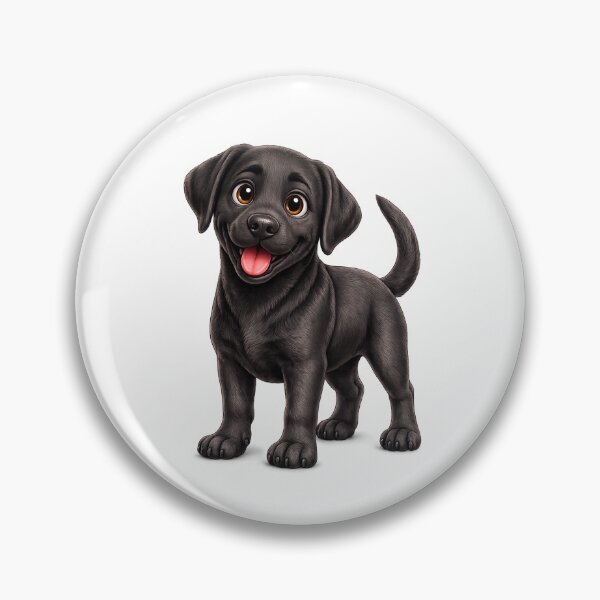 Item preview, Cute Black Lab Puppy designed and sold by BackgroundND.