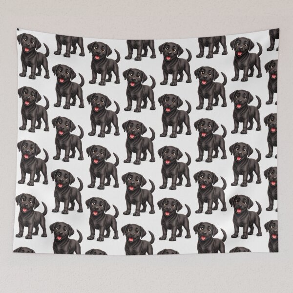 Item preview, Cute Black Lab Puppy designed and sold by BackgroundND.