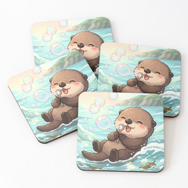 Item preview, otterly bubbly fun designed and sold by ritusdesigns.