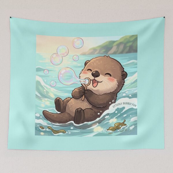 Item preview, otterly bubbly fun designed and sold by ritusdesigns.