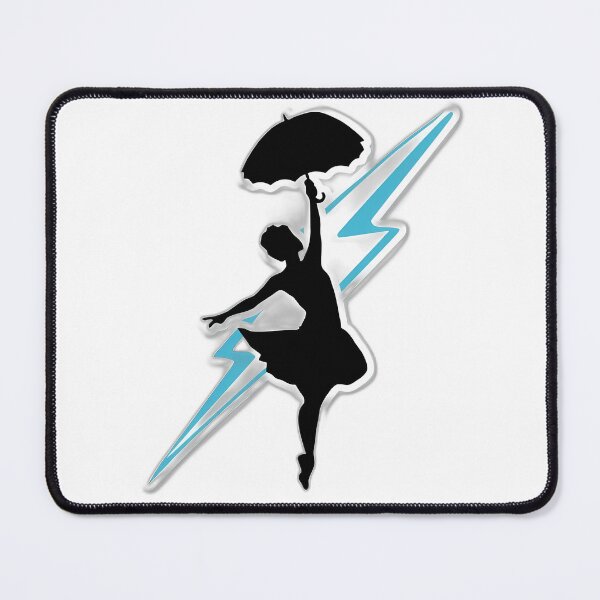 Item preview, Dancing Through The Lightning Ballerina Umbrella Silhouette designed and sold by Swizzy2vore.