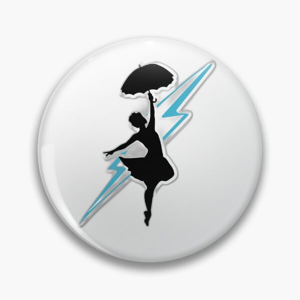 Item preview, Dancing Through The Lightning Ballerina Umbrella Silhouette designed and sold by Swizzy2vore.