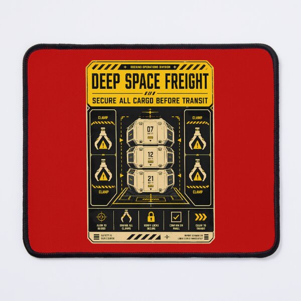 Item preview, Deep Space Freight Handling Notice designed and sold by agearb.