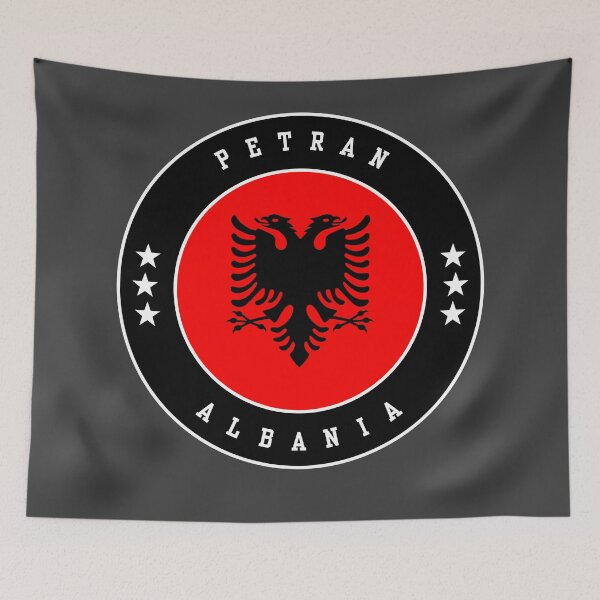 Item preview, Petran Albania Coat of Arms - Albanian Village Emblem designed and sold by jeshands.