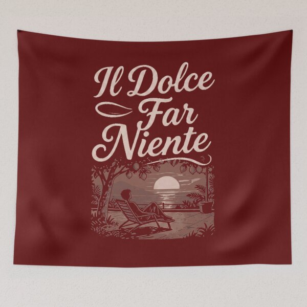 Item preview, The sweetness of doing nothing - Il Dolce Far Niente designed and sold by Knock on my door.