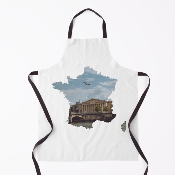 Item preview, France Map Palais Bourbon National Assembly Paris Silhouette designed and sold by Maroan93.