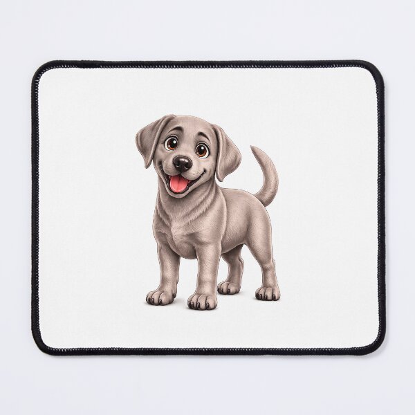 Item preview, Cute Silver Gray Lab Puppy designed and sold by BackgroundND.