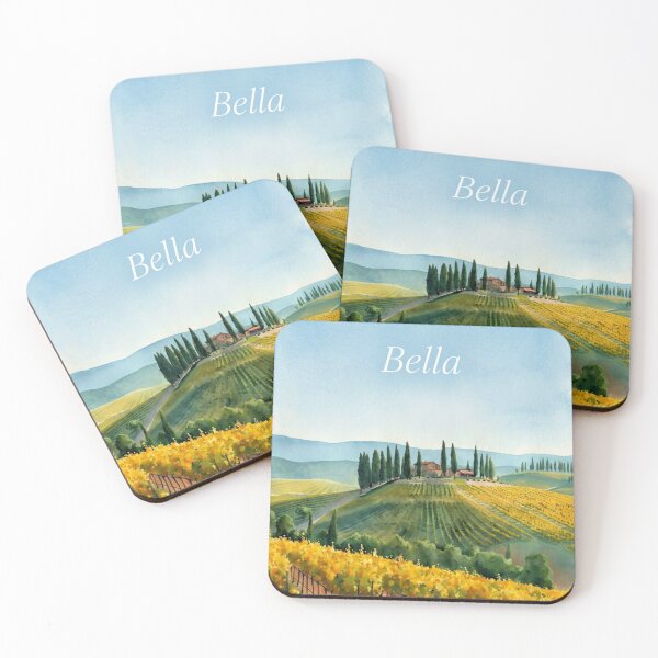 Item preview, BELLA is an Italian word for beauty. Tuscany through the lens of Beauty. designed and sold by Knock on my door.