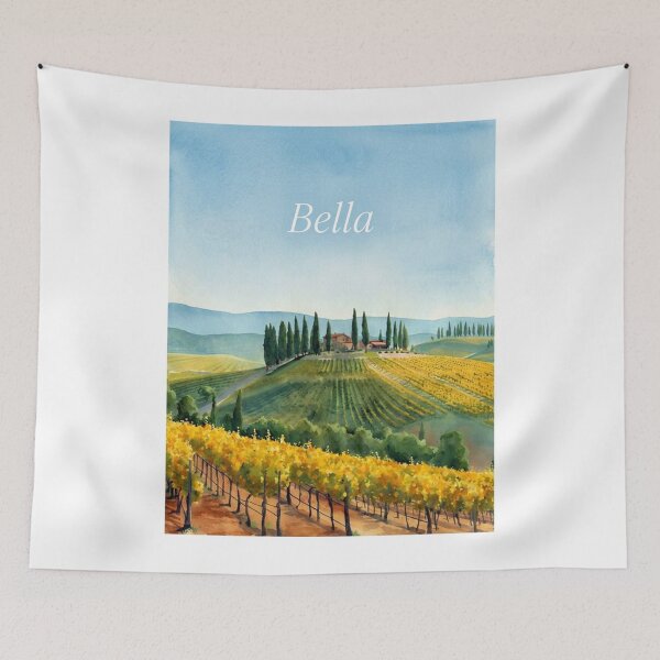 Item preview, BELLA is an Italian word for beauty. Tuscany through the lens of Beauty. designed and sold by Knock on my door.