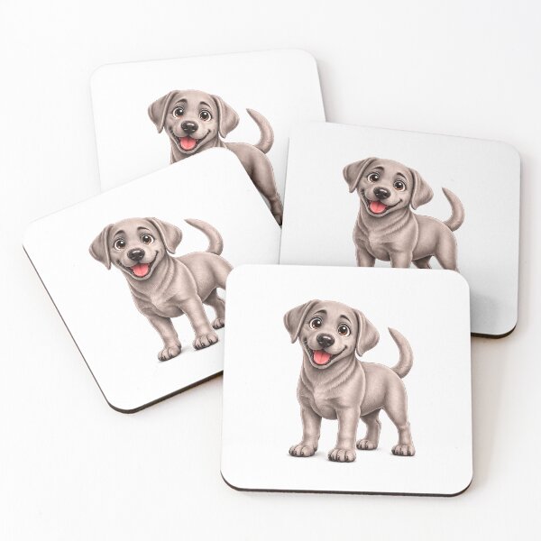 Item preview, Cute Silver Gray Lab Puppy designed and sold by BackgroundND.