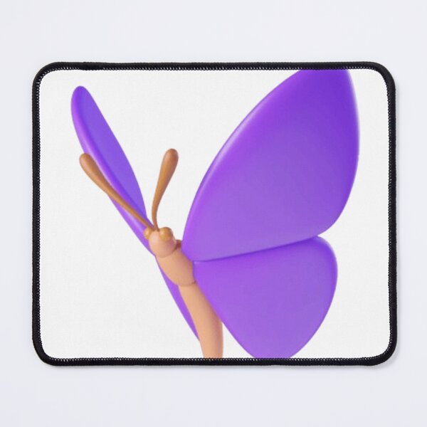 Item preview, Cute Purple Butterfly 3D Cartoon | Kawaii Butterfly | Spring Nature Aesthetic designed and sold by ArhaanFashions.