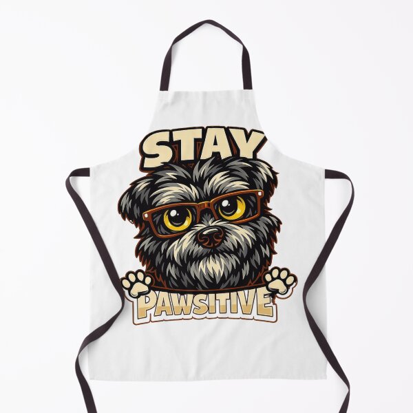 Item preview, Stay Pawsitive Cute Dog Glasses Shirt designed and sold by WearTheVibe Store.