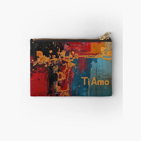 Item preview, A painted abstraction with a declaration of love in Italian designed and sold by Knock on my door.