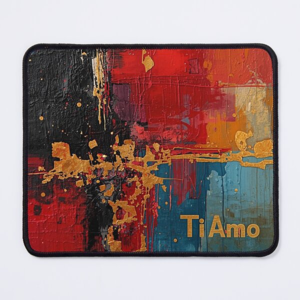 Item preview, A painted abstraction with a declaration of love in Italian designed and sold by Knock on my door.