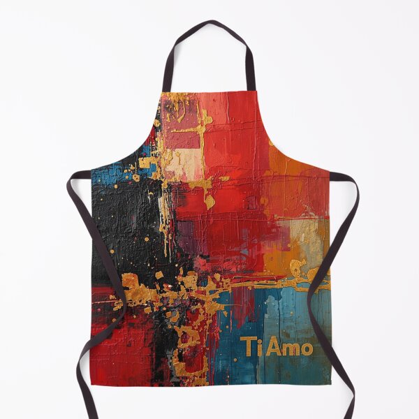 Item preview, A painted abstraction with a declaration of love in Italian designed and sold by Knock on my door.