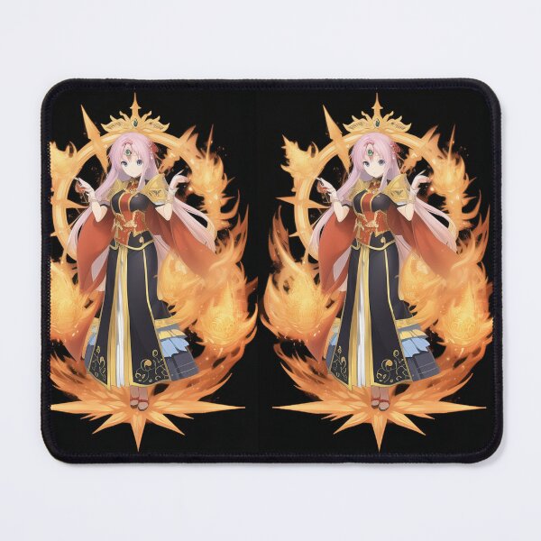 Item preview, Art - Stylized Manga Heroine, Flamboyant Aura and Golden Details designed and sold by AnimeShin.