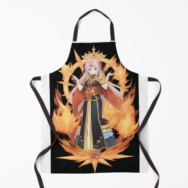 Item preview, Art - Stylized Manga Heroine, Flamboyant Aura and Golden Details designed and sold by AnimeShin.