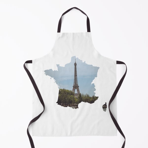 Item preview, France Map Eiffel Tower Paris Landmark Silhouette V1 designed and sold by Maroan93.