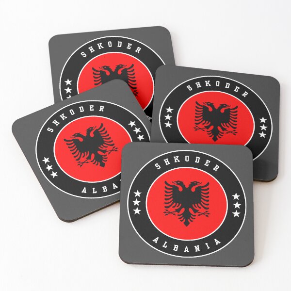 Item preview, Shkoder Albania Coat of Arms - Albanian Historic City Emblem designed and sold by jeshands.