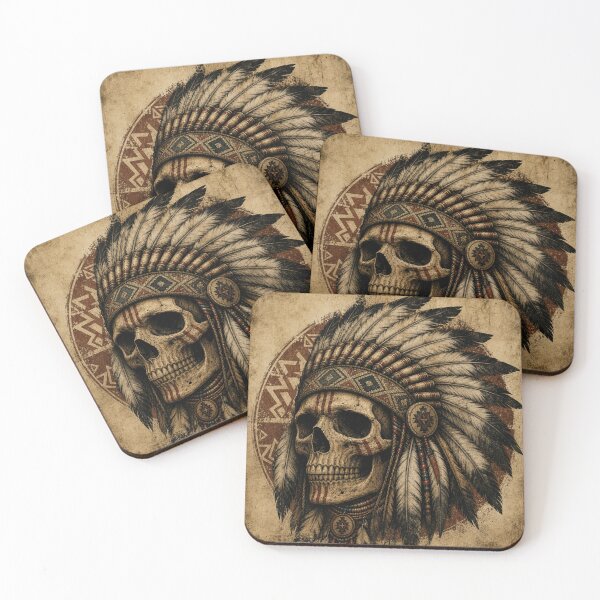 Item preview, Skull Warrior – Spirit of the Fallen designed and sold by Creative Owlet.