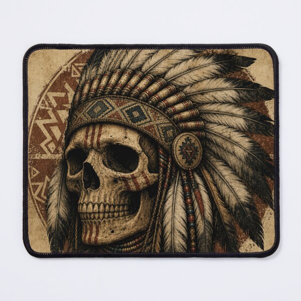 Item preview, Skull Warrior – Spirit of the Fallen designed and sold by Creative Owlet.
