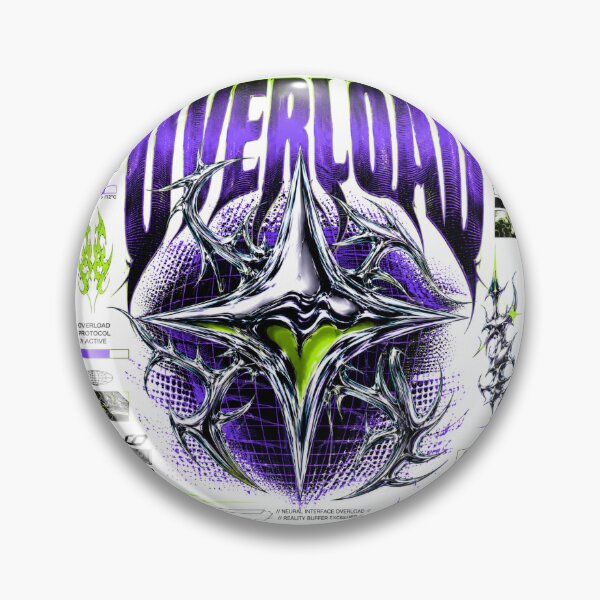 Item preview, Liquid Metallic Cyber Star Anti Design Y2K T-Shirt designed and sold by zdzdesigner.