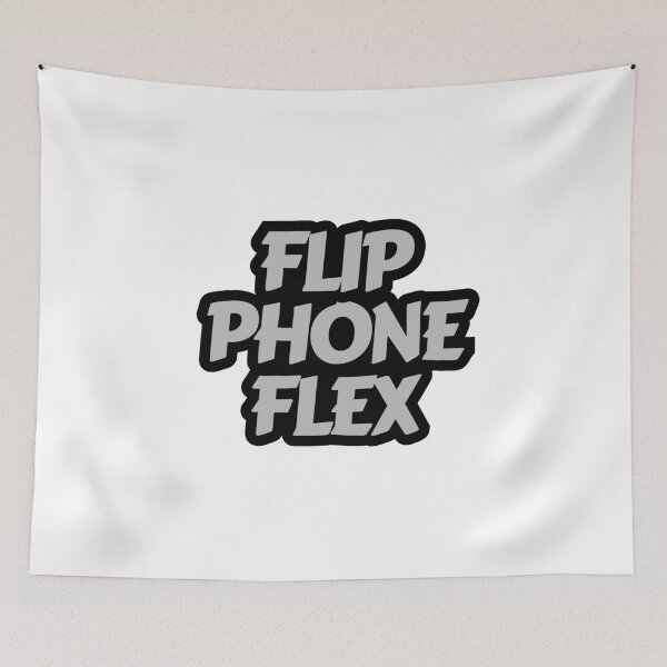 Item preview, Flip Phone Flex Early 2000s Nostalgia Bubble Letter Typography designed and sold by HYPNK.