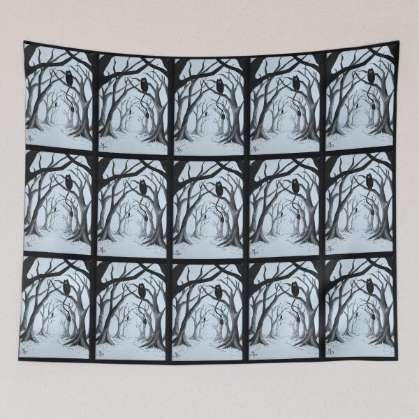 Item preview, Dark sows (mörksuggor) in forest designed and sold by Made by M.Y..