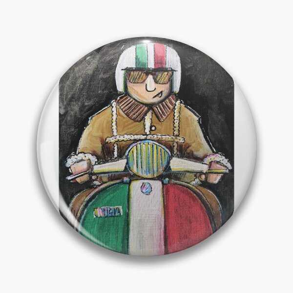 Item preview, Classic Scooter | Vintage Scooter Riders | Scooterist, Retro Mod Inspired Art designed and sold by GWARTGB.