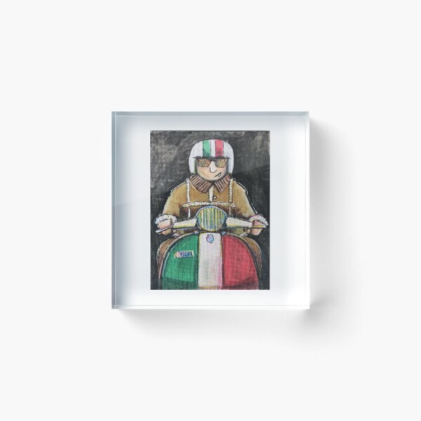 Item preview, Classic Scooter | Vintage Scooter Riders | Scooterist, Retro Mod Inspired Art designed and sold by GWARTGB.