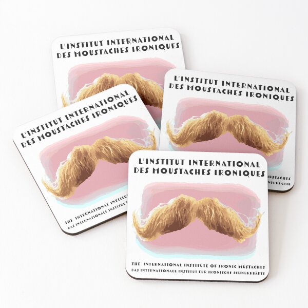 Item preview, The International Institute of Ironic Mustaches designed and sold by tracemcjoy.