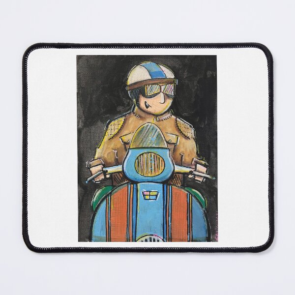 Item preview, Classic Scooter | Vintage Scooter Riders | Scooterist, Retro Mod Inspired Art designed and sold by GWARTGB.