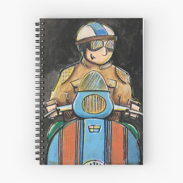 Item preview, Scooter clásico | Motociclistas de scooter vintage | Scooterista, arte inspirado en el estilo retro mod designed and sold by GWARTGB.