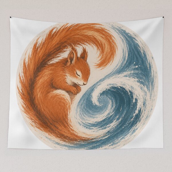 Item preview, Go With The Squirrel Flow designed and sold by SecretSquirrellDesigns.