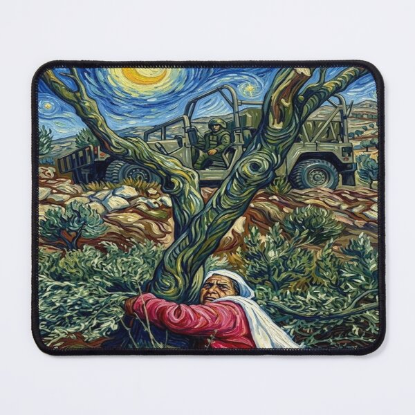 Item preview, Woman Embracing Ancient Olive Tree designed and sold by oxppod.