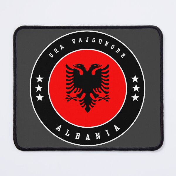 Item preview, Ura Vajgurore Albania Coat of Arms - Albanian Town Emblem designed and sold by jeshands.