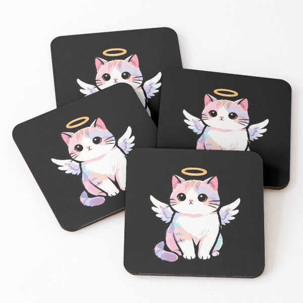 Item preview, Cute Angel Cat with Wings | Kawaii Heavenly Kitty T-Shirt designed and sold by Nuttajak.