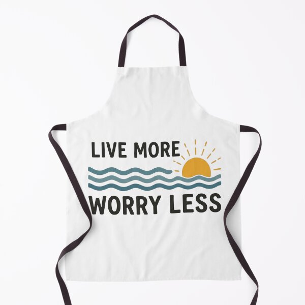 Item preview, Live More Worry Less designed and sold by GiggleInkTees.