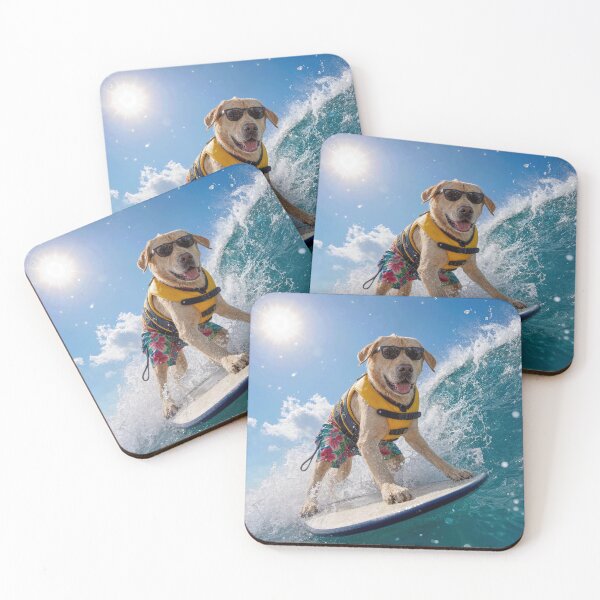 Item preview, Labrador Retriever on a Surfboard designed and sold by Maria Dryfhout.