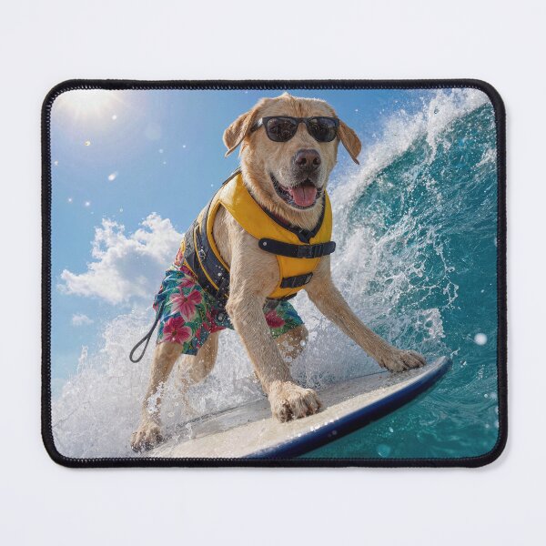 Item preview, Labrador Retriever on a Surfboard designed and sold by Maria Dryfhout.