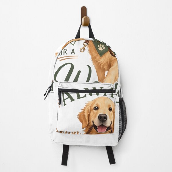 Item preview, Always Down for a Walk Golden Retriever Dog Dad T-Shirt designed and sold by Ashley critters.