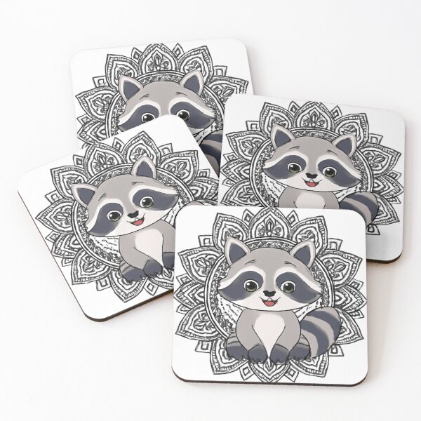 Item preview, Raccoon Mandala designed and sold by Creative Owlet.