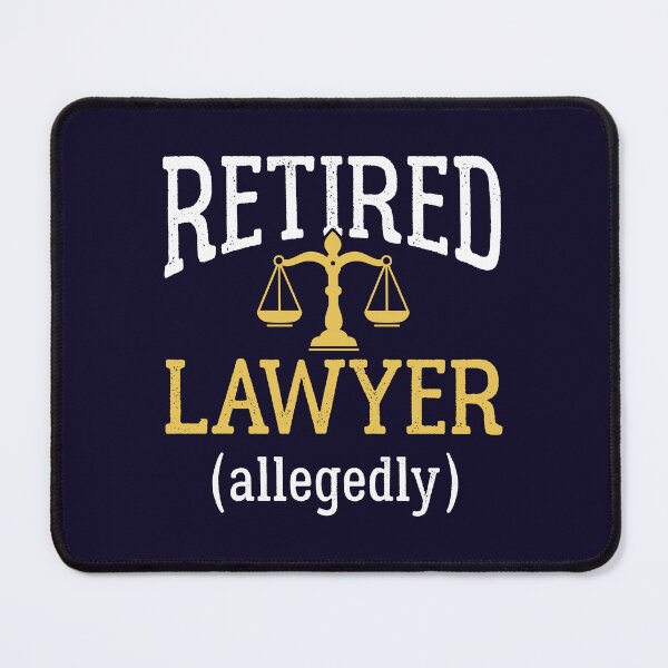 Item preview, Retired Lawyer Allegedly Attorney Retirement Party Gifts designed and sold by jaygo.