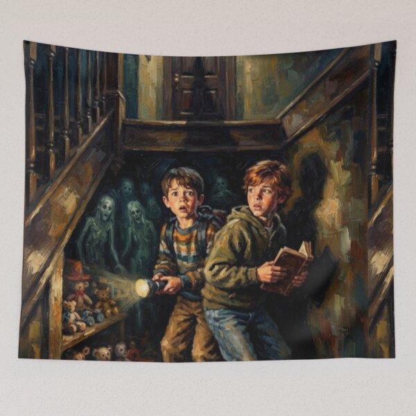 Item preview, The People Under the Stairs Cult Horror Fine Art Tribute designed and sold by Art's Diner.