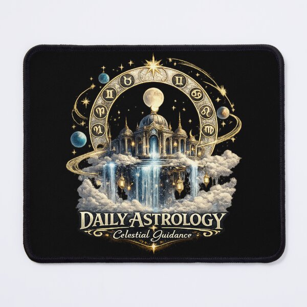 Item preview, Daily Astrology Celestial Temple | Zodiac Moon & Stars Fantasy Design designed and sold by irfanshikh.