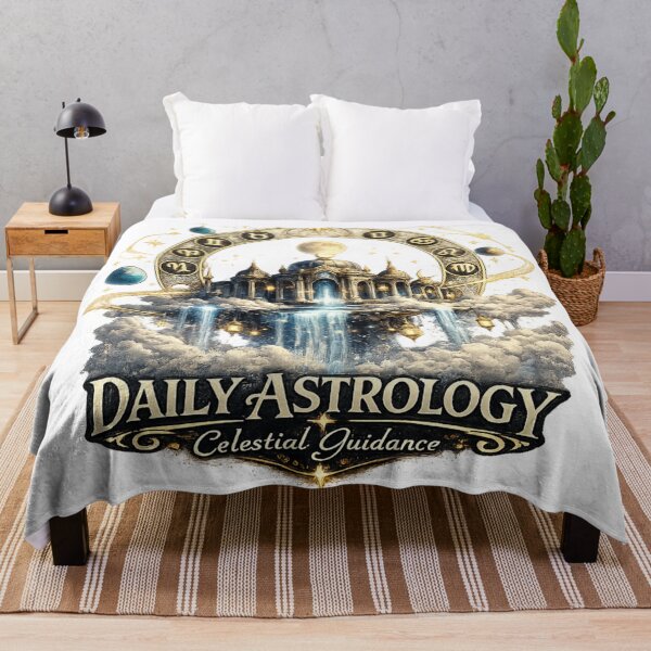 Item preview, Daily Astrology Celestial Temple | Zodiac Moon & Stars Fantasy Design designed and sold by irfanshikh.