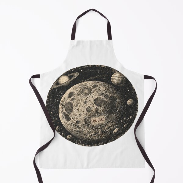 Item preview, The Moon For Sale | Vintage Cosmic Surrealism Design designed and sold by FadedFrequency.