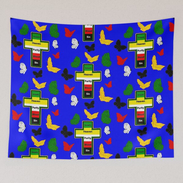 Item preview, wordless cross and butterflies telling salvation through colors designed and sold by gracehopelove.