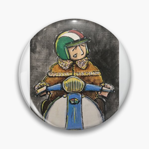 Item preview, Classic Scooter | Vintage Scooter Riders | Scooterist, Retro Mod Inspired Art designed and sold by GWARTGB.