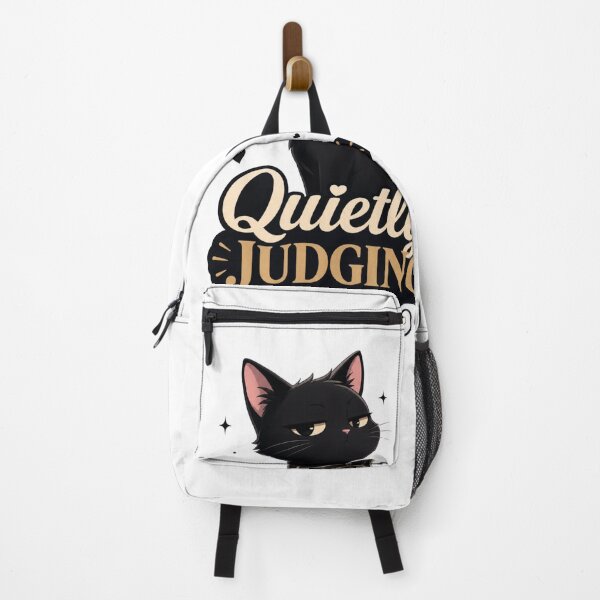 Item preview, Quietly Judging You Black Cat Dad Funny Kawaii T-Shirt designed and sold by Ashley critters.